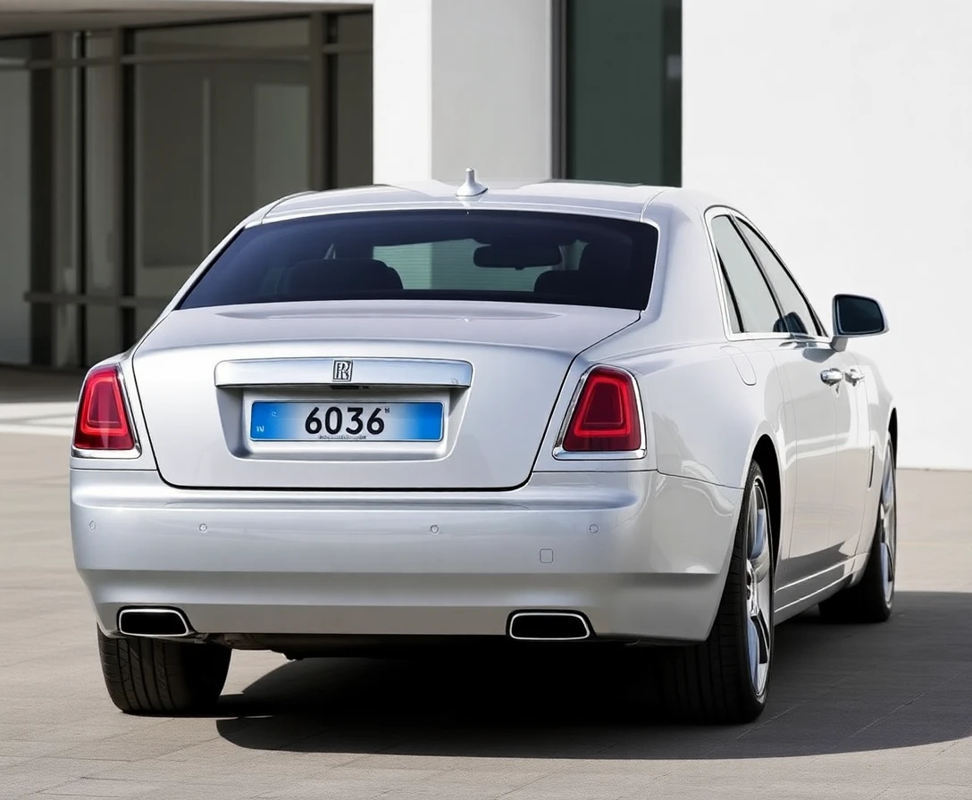 Rolls-Royce Ghost, vue arrière